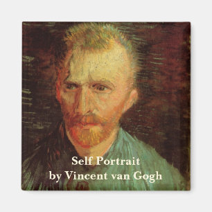 Selbstporträt Vincent van Gogh, Vintage-Fine-Art Magnet