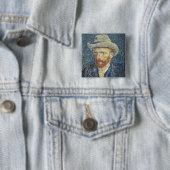 Selbstporträt Vincent van Goghs | mit geglaubtem Button (Beispiel)