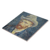 Selbstporträt Vincent van Goghs | mit geglaubtem Fliese (Seite)