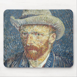 Selbstporträt Vincent van Goghs mit geglaubtem Mousepad