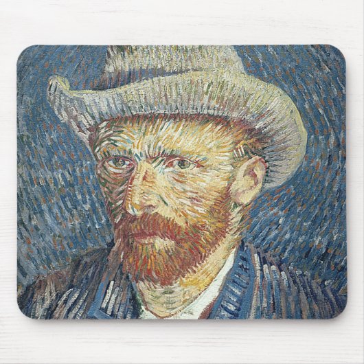 Selbstporträt Vincent van Goghs | mit geglaubtem Mousepad (Vorne)