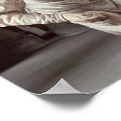 Selbstporträt von Adam Krafft , Steinskulptur Poster (Ecke)