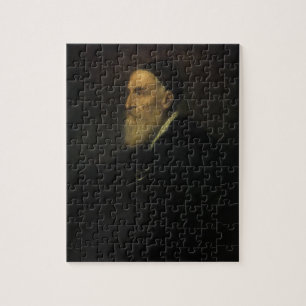 Selbstporträt von Tizian, Vintage-Renaissance-Kuns Puzzle
