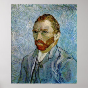 Selbstporträt von Van Gogh Poster