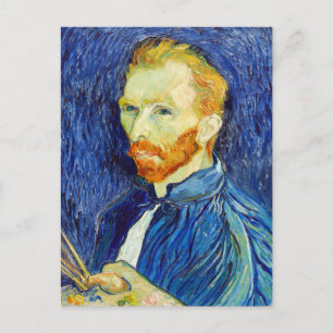 Selbstporträt von Van Gogh Postkarte