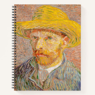 Selbstporträt von Vincent Van Gogh, impressionisti Notizblock