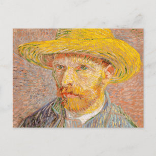 Selbstporträt von Vincent Van Gogh, impressionisti Postkarte