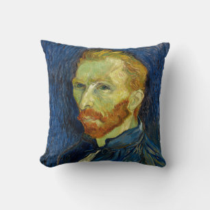 Selbstporträt von Vincent Van Gogh mit Palette Kissen
