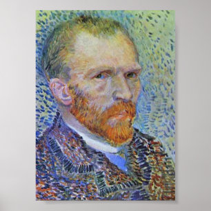 Selbstporträt von Vincent Van Gogh Poster
