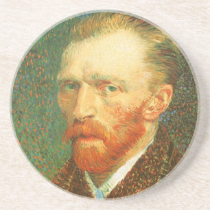 Selbstporträt von Vincent van Gogh Sandstein Untersetzer