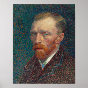 Selbstporträt von Vincent Van Gogh Vintage Fine Ar Poster