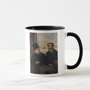 Selbstporträt w Evariste de Valernes Edgar Degass Tasse