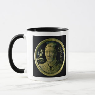 Selbstporträtmedaillon, c.1450 (Email auf Kupfer) Tasse