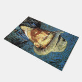 Selbstportriat mit Graufelthutmatte Fußmatte (Schrägansicht)