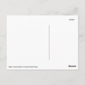 Selbstportriat Vincent Van Gogh 1889 Postkarte (Rückseite)