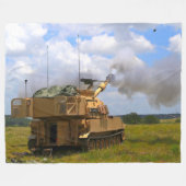 SELBSTPROPELLED HOWITZER - M109 Paladin Fleecedecke (Vorderseite (Horizontal))
