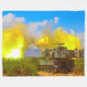 SELBSTPROPELLED HOWITZER - M109 Paladin Fleecedecke (Vorderseite (Horizontal))