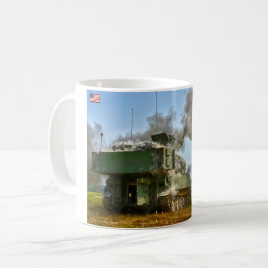 SELBSTPROPELLED HOWITZER - M109 Paladin Kaffeetasse (Vorderseite Links)