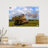 SELBSTPROPELLED HOWITZER - M109 Paladin Poster (Küche)