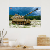 SELBSTPROPELLED HOWITZER - M109 Paladin Poster (Küche)