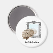 Selbstreflexion Magnet (Vorderseite/Rückseite)