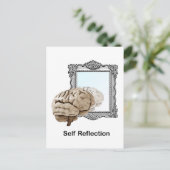 Selbstreflexion Postkarte (Stehend Vorderseite)