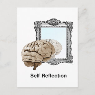 Selbstreflexion Postkarte