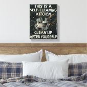 Selbstreinigungsküche Leinwanddruck (Insitu (Schlafzimmer))