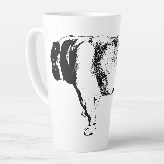 Selbstsichere Schritte, Morgenruhe Milchtasse (Linke Ecke)