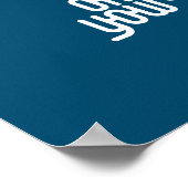 Selbstständige Arbeit - Recht der Anziehungskraft Poster (Ecke)