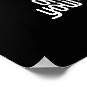 Selbstständige Arbeit - Recht der Anziehungskraft Poster (Ecke)