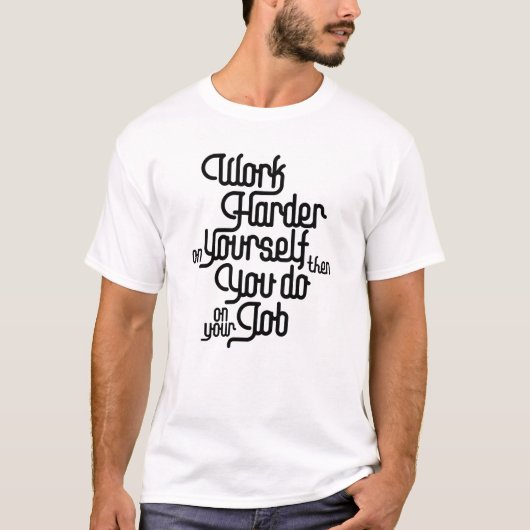 Selbstständige Arbeit - Recht der Anziehungskraft T-Shirt (Vorderseite)