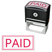 Selbstständige Briefmarke der Bezahlung Permastempel (Beispiel)