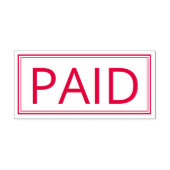 Selbstständige Briefmarke der Bezahlung Permastempel (Design)