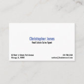 Selbstständige Fachleute mit individueller Visiten Visitenkarte (Vorderseite)