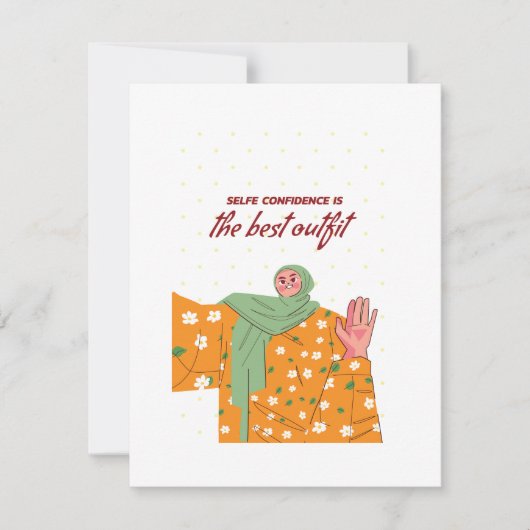 selbstständige Frau Einladung (Vorderseite)