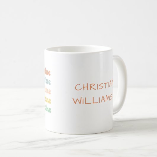 Selbstständige Frauen in der medizinischen Retro-K Kaffeetasse (VorderseiteRechts)