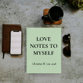 Selbstständige Liebe Journal für Frauen, Affirmati Notizblock