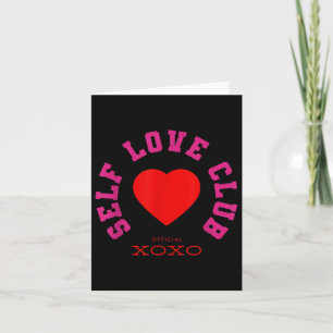 Selbstständige Liebe Valentines Club Vintag Mental Karte