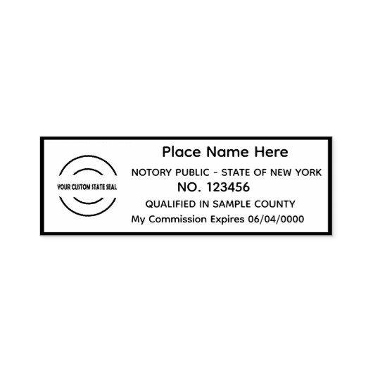 Selbstständige Personalisierte Notare öffentliche  Permastempel (Design)