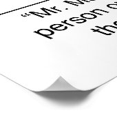 Selbstständige und Mitarbeiterdiebstahl Poster (Ecke)