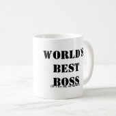 Selbstständiger bester Chef Kaffeetasse (VorderseiteRechts)
