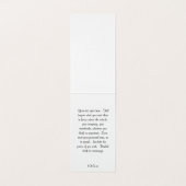 SelbstStehende Armaturenkarte B/W (Innenseite Aufgefaltet)