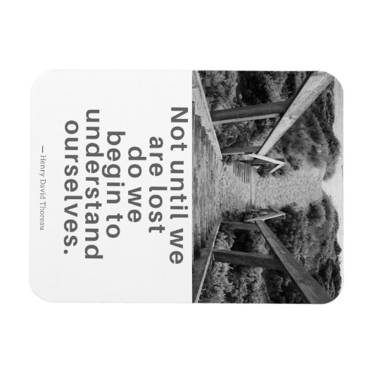 Selbstthoreau Zitatmagnet verstehen Magnet (Horizontal)