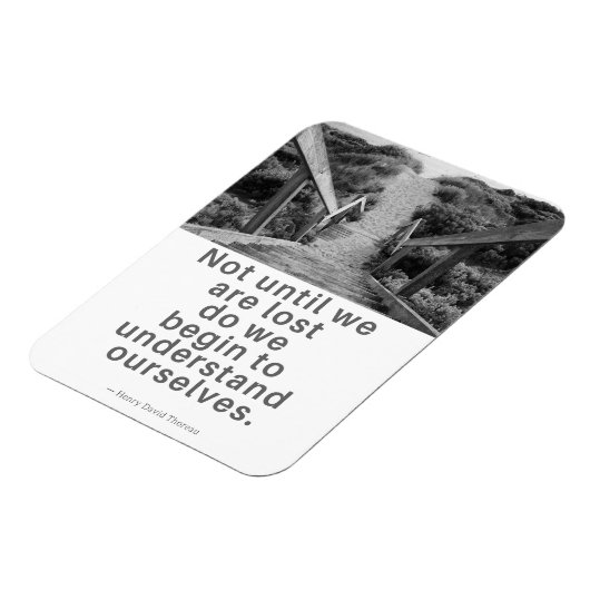 Selbstthoreau Zitatmagnet verstehen Magnet (Linke Seite)