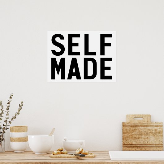 Selbstunabhängig Poster (Küche)