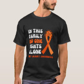 Selbstverletzendes Bewusstsein Orange Ribbon Hope T-Shirt (Vorderseite)