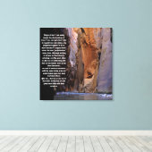 Selbstverschuldung Inspiration Leinwanddruck (Insitu (Holzboden))