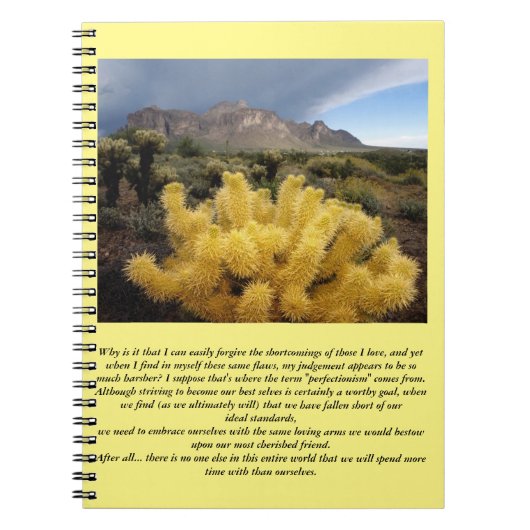 Selbstverschuldung Inspiration Notizblock (Vorderseite)