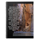 Selbstverschuldung Inspiration Notizblock (Vorderseite)